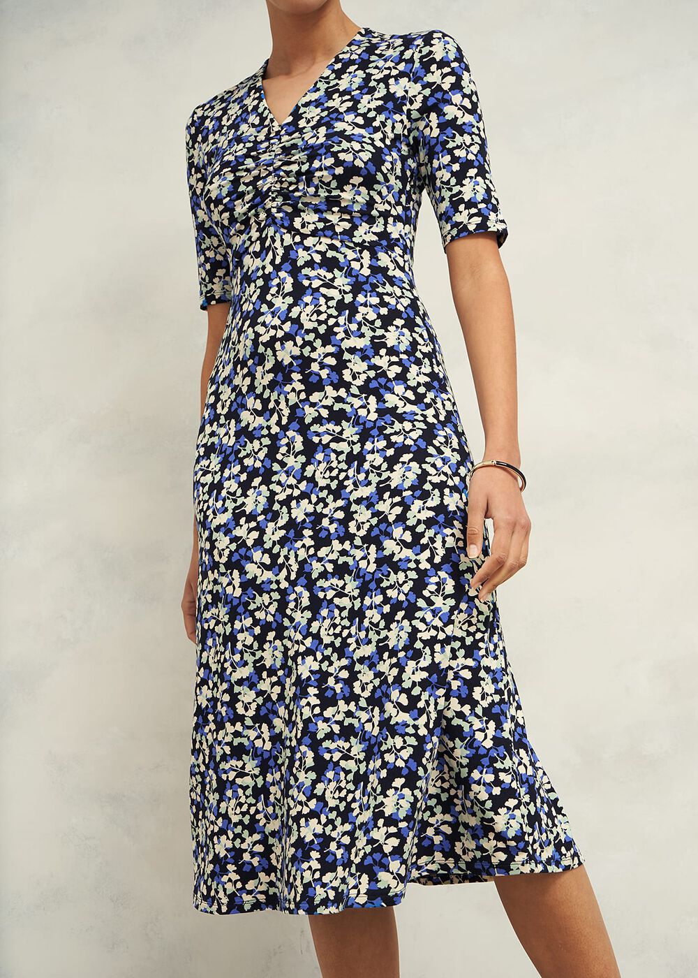 Petite Frankie Jersey Dress, Navy Multi, hi-res