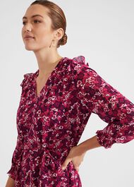 Elaina Dress, Purple Multi, hi-res