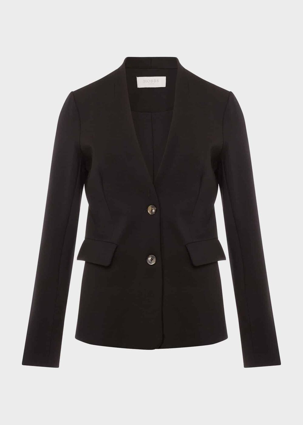 Adalee Ponte Blazer, Black, hi-res