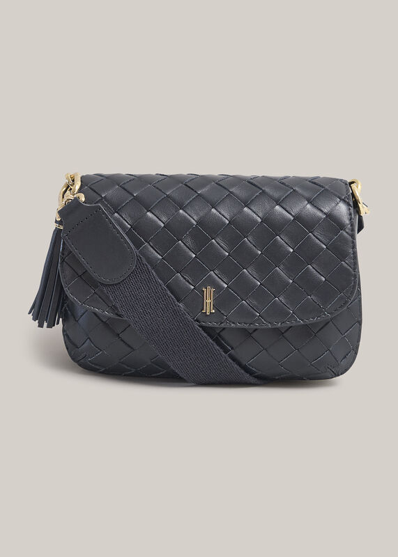 Berwick Woven Leather Crosbody Bag