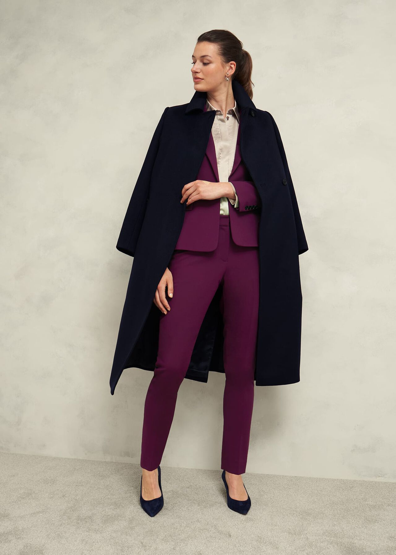 Petite Sami Jacket, Warm Plum, hi-res