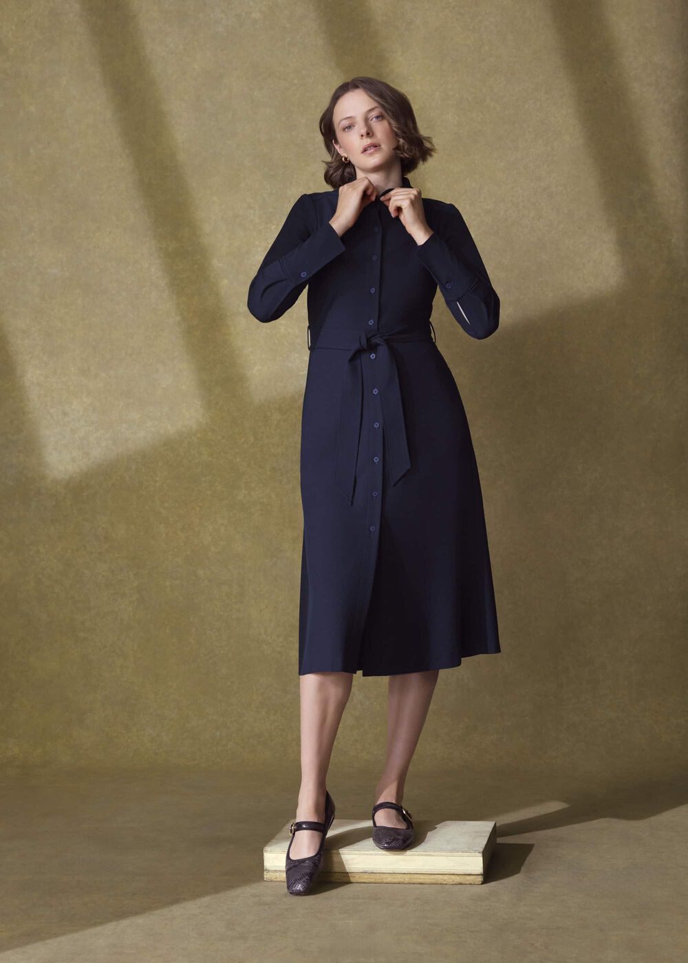 Lyla Dress, Navy, hi-res