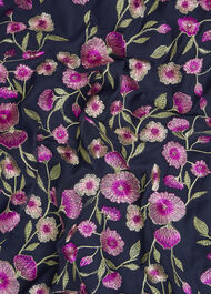 Tia Embroidered Dress, Midnight Multi, hi-res