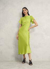 Tremeer Dress, Lime Green, hi-res