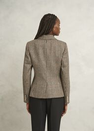 Adeline Wool Jacket, Brown Multi, hi-res