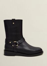 Effie Biker Boots, Black, hi-res