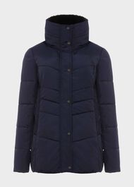 Izzy Puffer Jacket, Navy, hi-res