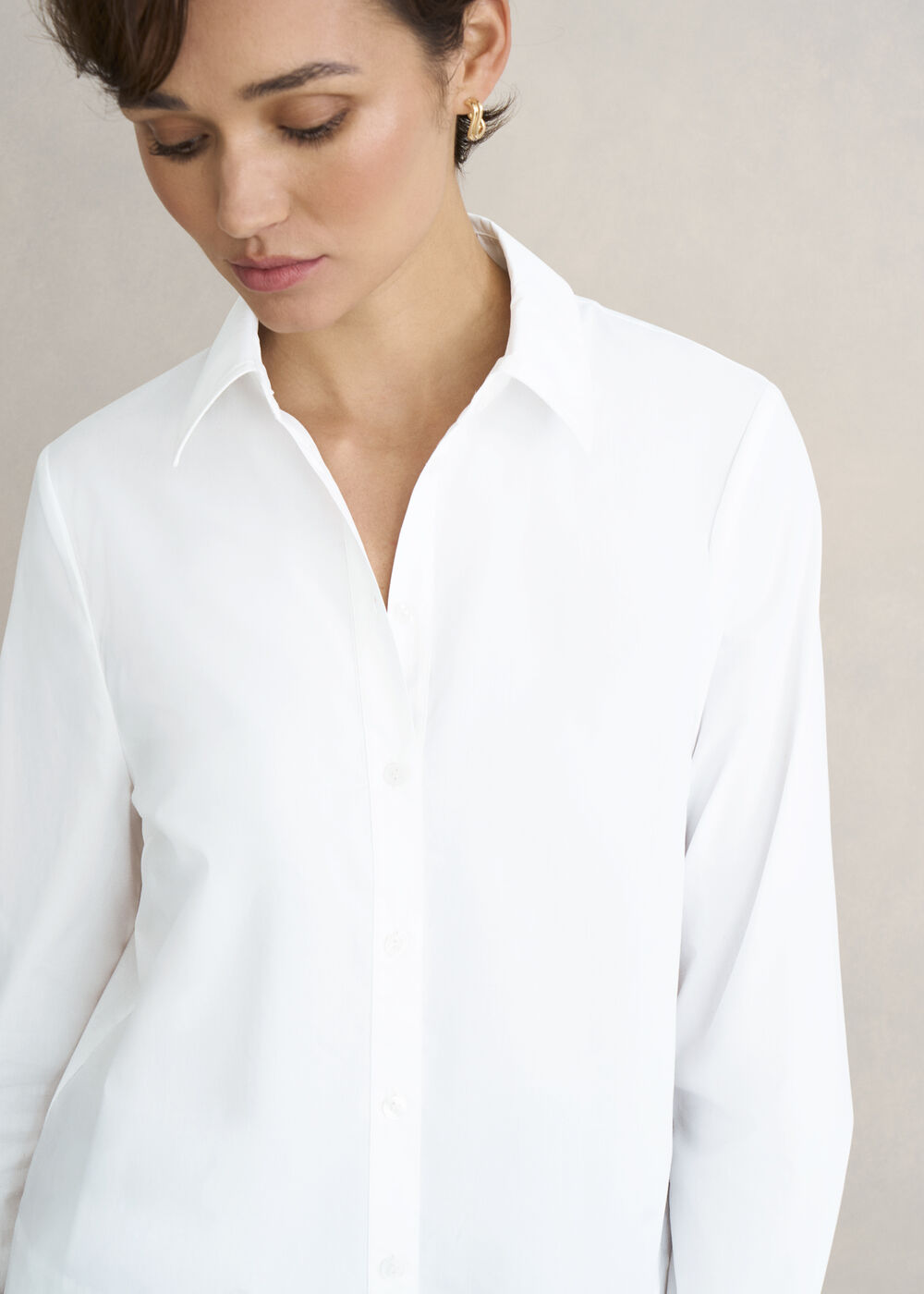 Andie Shirt, White, hi-res