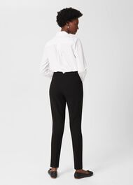 Ophelia Slim Pants With Stretch, Black, hi-res