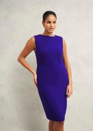 Petite Katia Dress, Cobalt Blue, hi-res