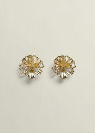 Samira Earrings, Gold, hi-res