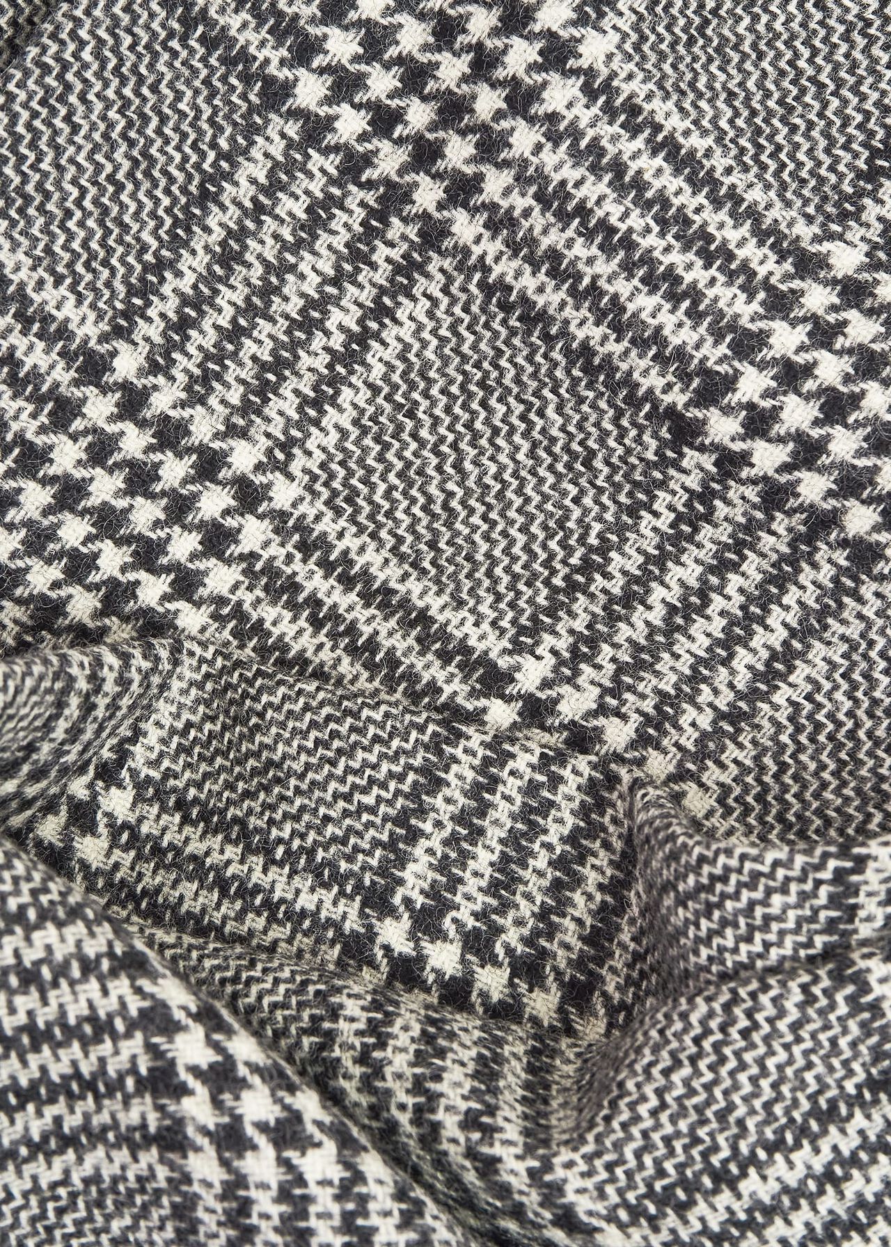 Brea Wool Full Skirt, Black White, hi-res