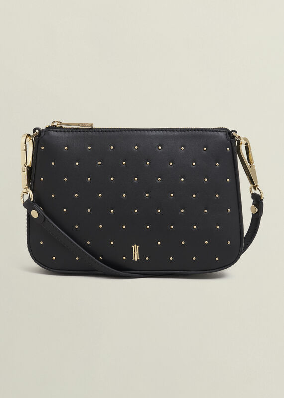 Briella Leather Stud Bag