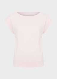 Alycia Cotton Slub T-Shirt, Pale Pink, hi-res
