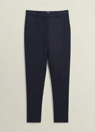 Petite Nicky Tapered Travel Pants, Navy, hi-res