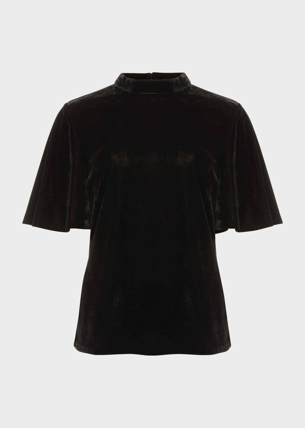 Robyn Velvet Top, Black, hi-res