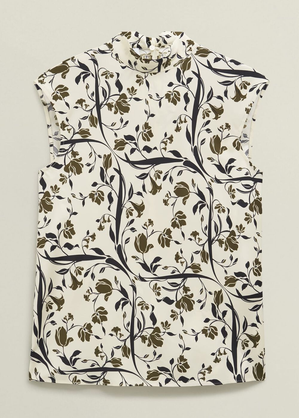 Harptree Blouse, Ivory Olive, hi-res