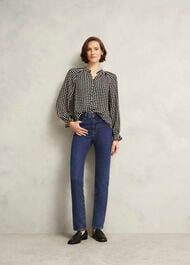 Hewlett Geo Top, Black Cream, hi-res