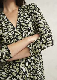 Elosie Jersey Dress, Navy Multi, hi-res