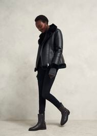 Effie Biker Boots, Black, hi-res