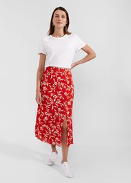 Eloise Skirt, Red Buttercream, hi-res