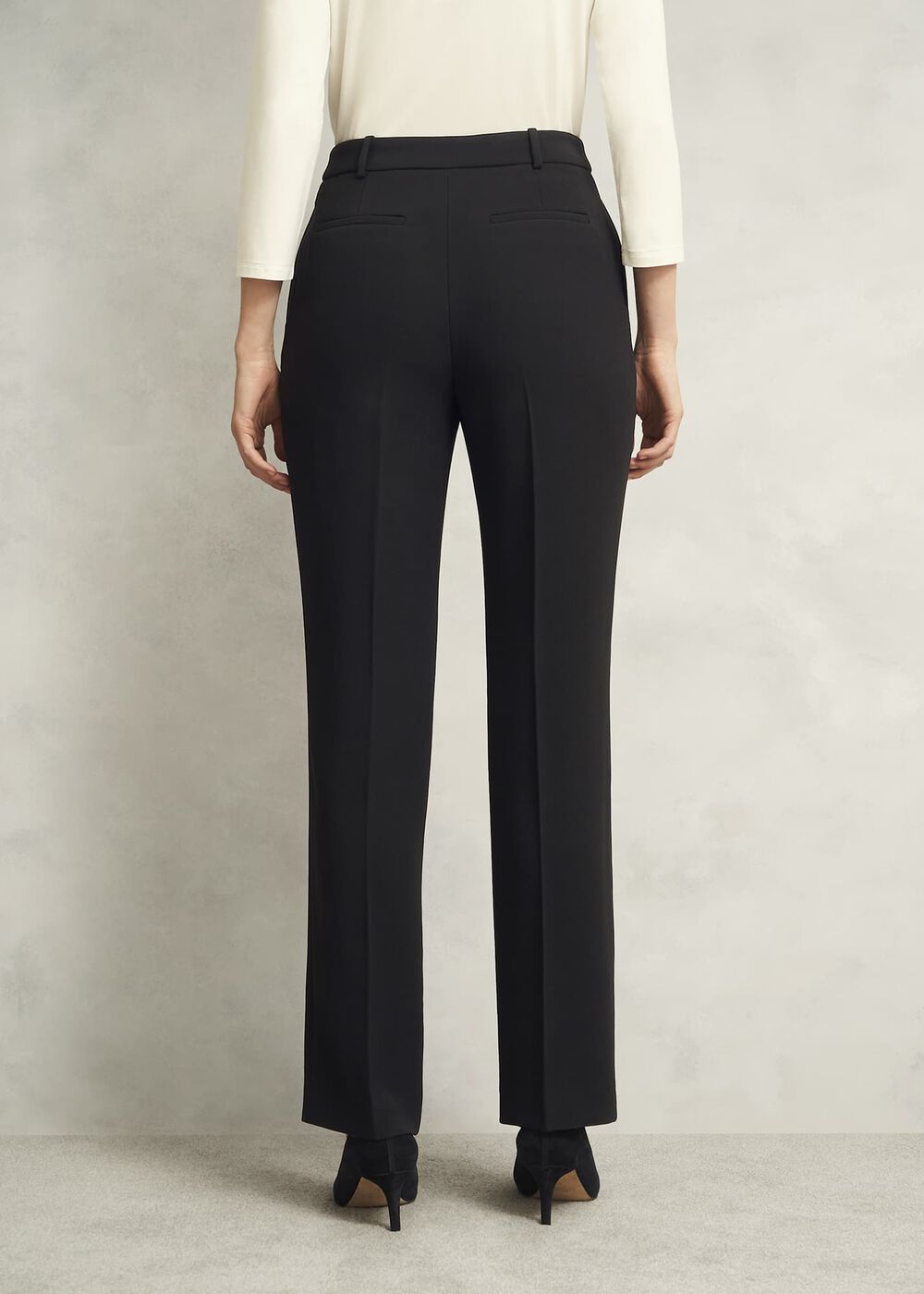Rae Straight Pants, Black, hi-res