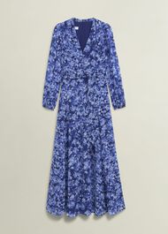 Petite Thea Dress, Blue Multi, hi-res