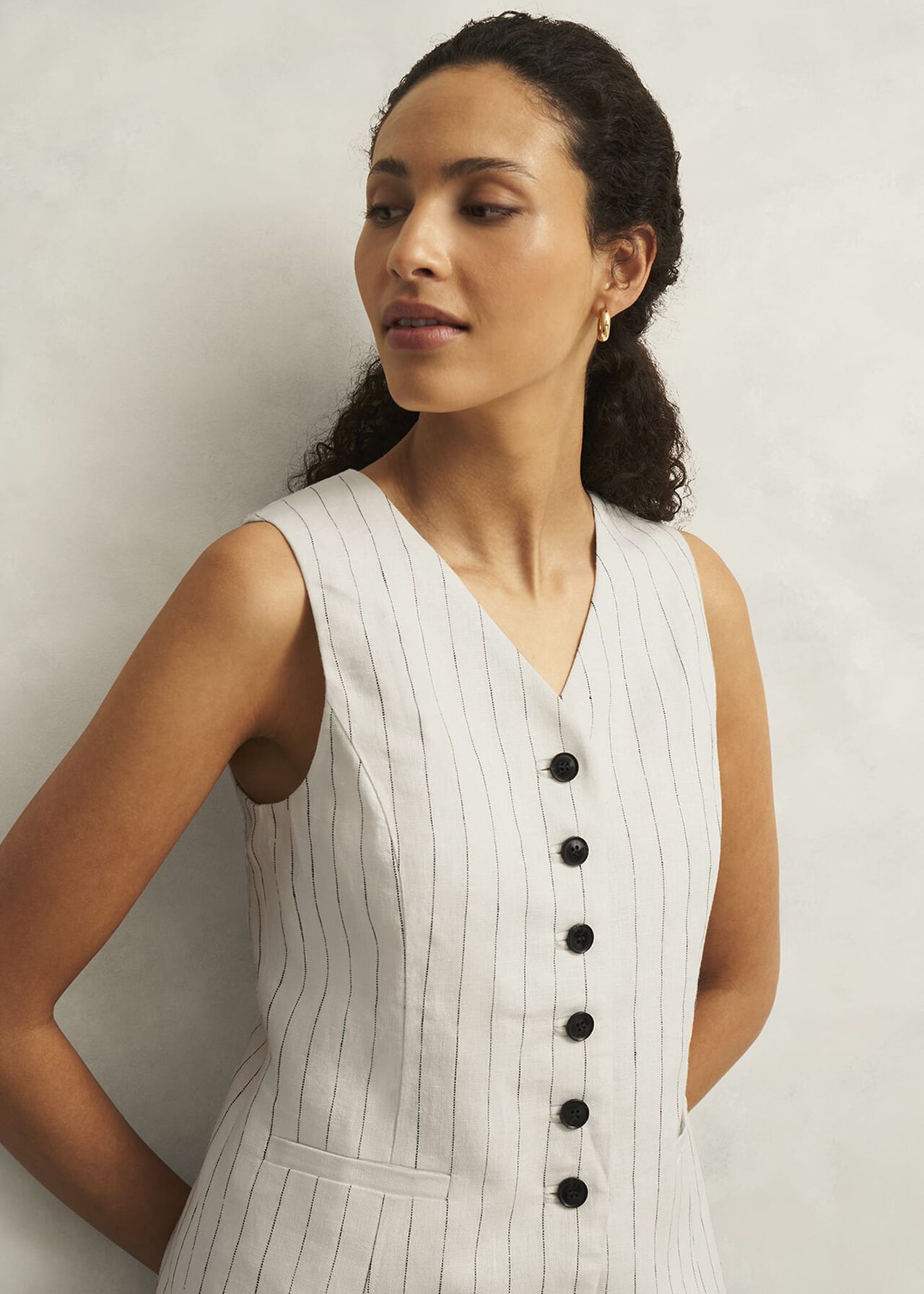 Groombridge Vest, Ivory Navy, hi-res