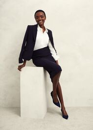 Aly Jacket, Navy, hi-res