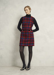 60-Denier Opaque Black Tights, Navy, hi-res