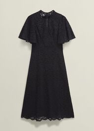 Aylesbury Lace Dress, Black, hi-res