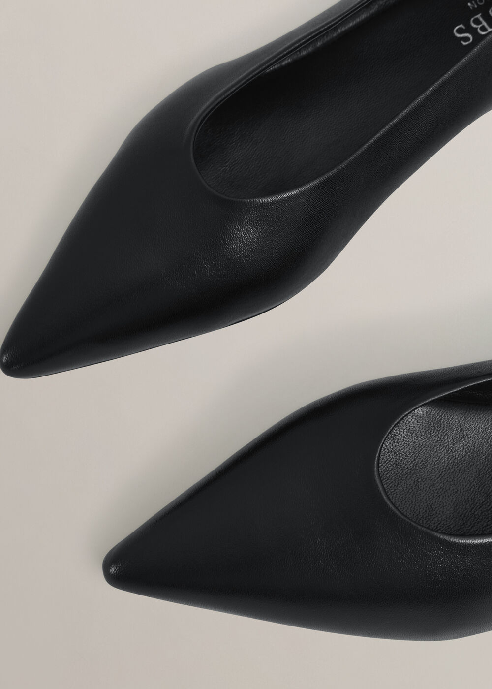 Valentina Ballet Flats, Black, hi-res