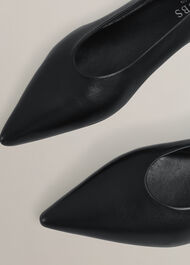 Valentina Ballet Flats, Black, hi-res