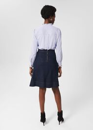 Ruth Denim Skirt, Indigo, hi-res