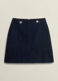 Marie Skirt With Wool, Navy, hi-res