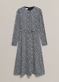 Dakota Jersey Dress, Navy Multi, hi-res