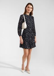 Pearl Dress, Navy Multi, hi-res