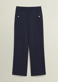 Alisa Wide Pants, Navy Ivory, hi-res