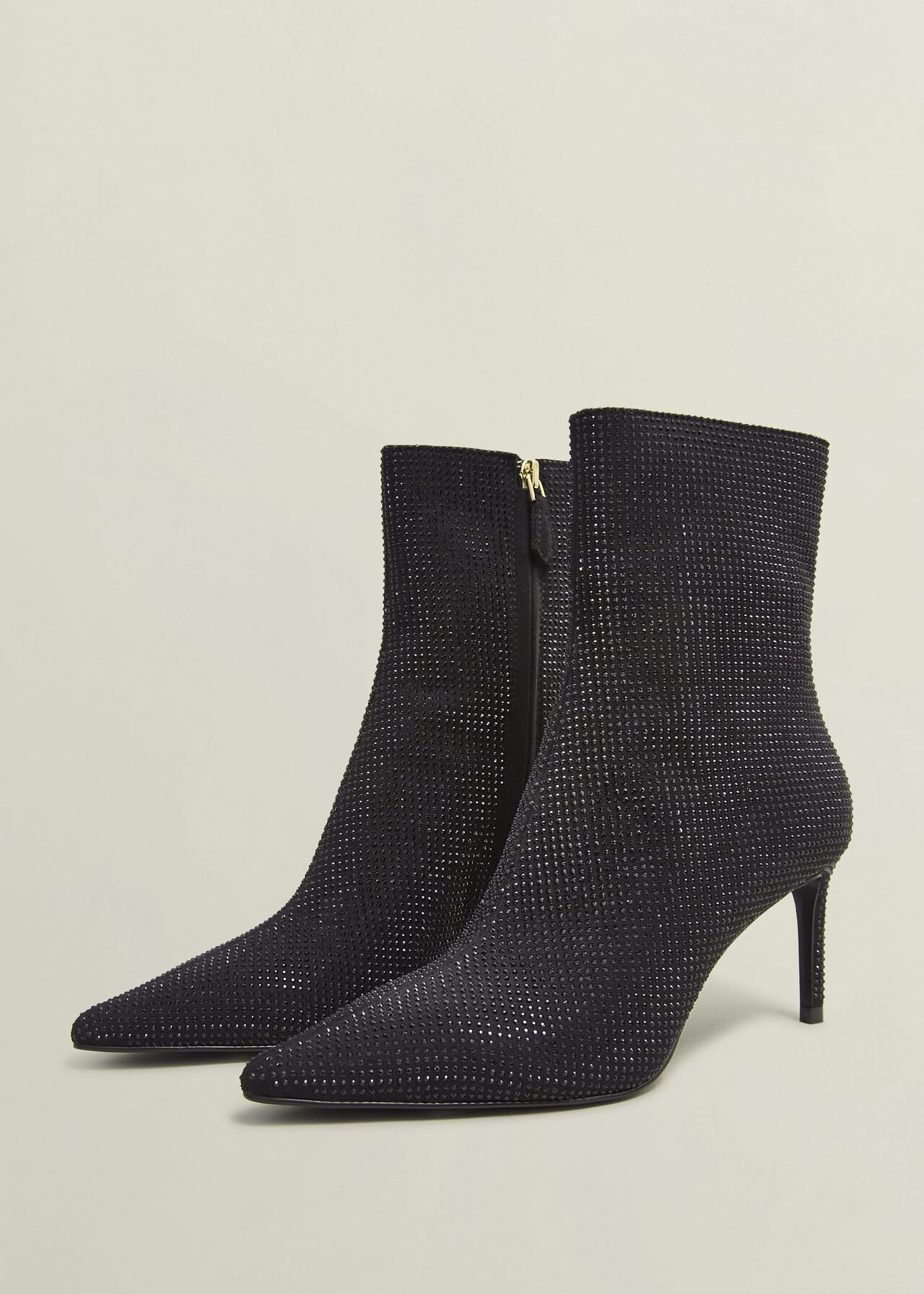 Cassia Ankle Boots, Black, hi-res