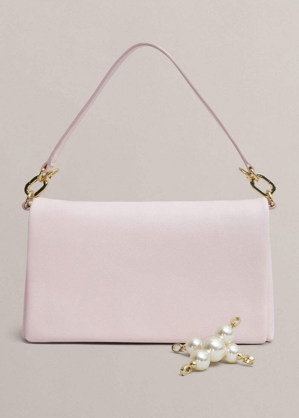 Jas Pearl Clutch, Pale Pink, hi-res