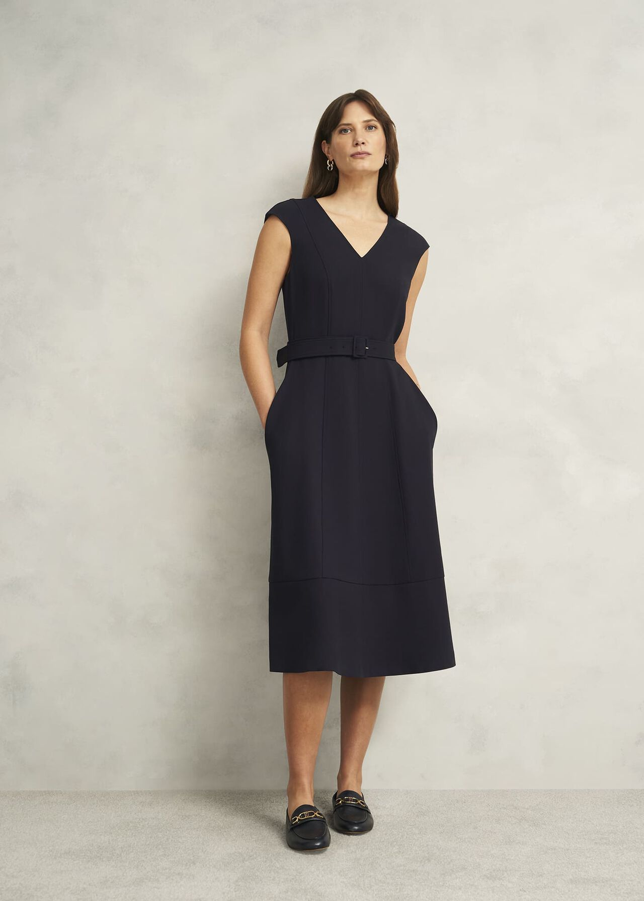 Carolyn Dress, Navy, hi-res