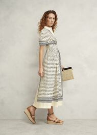 Paloma Leather Espadrilles, Tan, hi-res