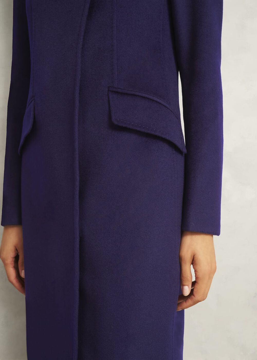 Taylor Wool Coat, Midnight Purple, hi-res