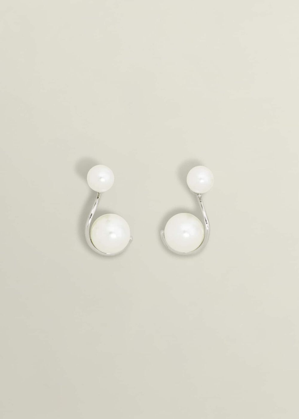 Robyn Earrings, Silver, hi-res