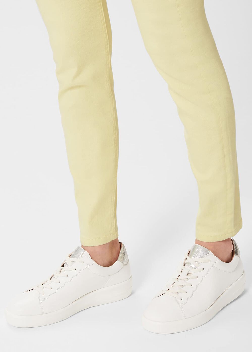 Mollie Trainer, White Metallic, hi-res