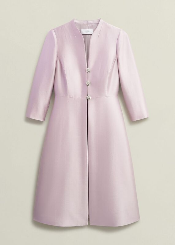 Rhea Wool Silk Coat