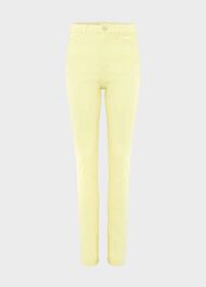 Gia Sculpting 7/8 Jeans, Light Yellow, hi-res
