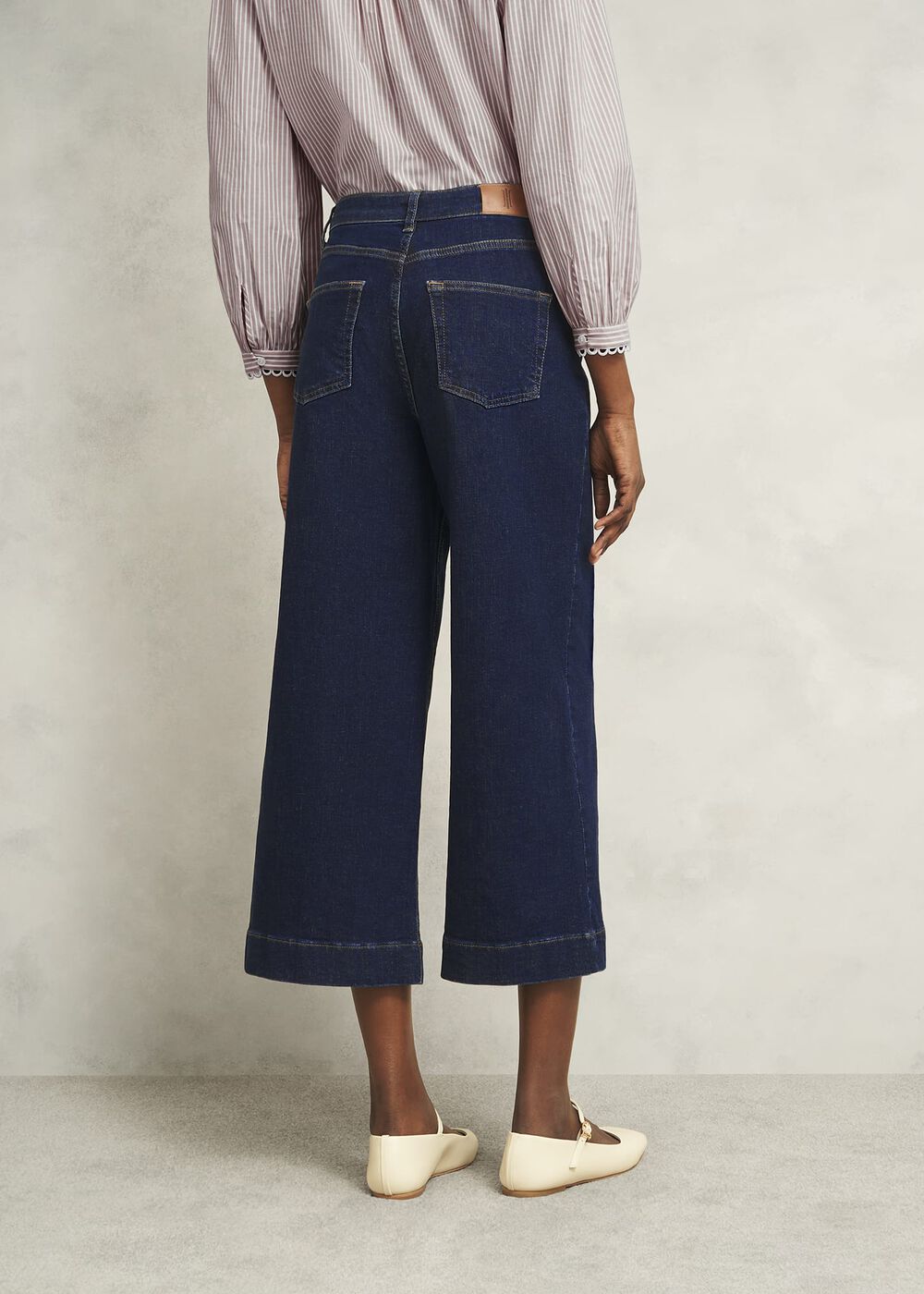 Brinley Crop Wide Leg Jeans, Indigo, hi-res