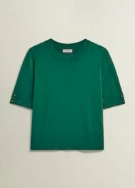 Leanne Jumper With Wool, Agate Green, hi-res