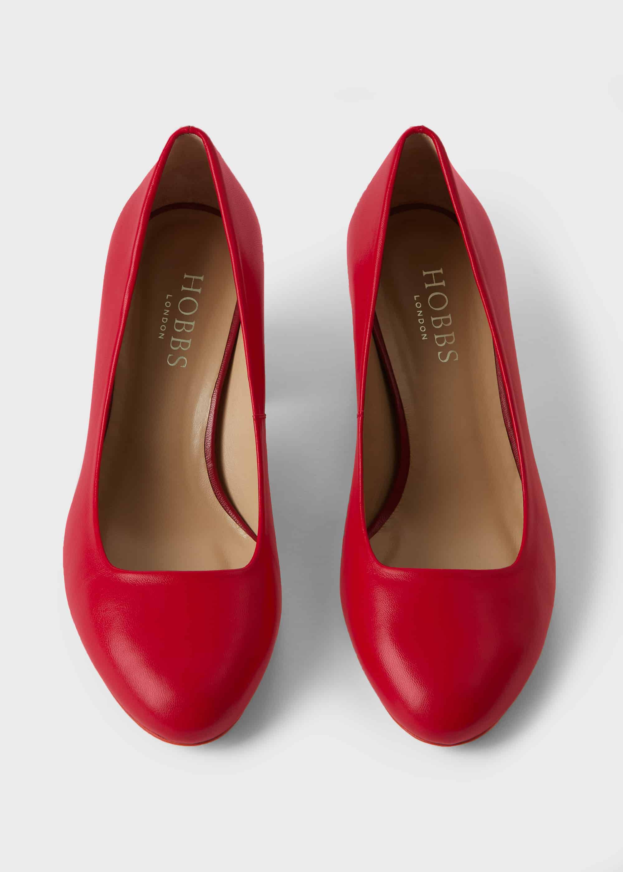 red heels wide fit